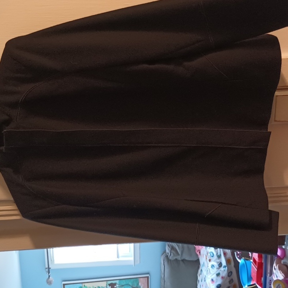 Black Wool Jacket - image 2